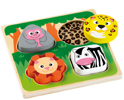 Тактильные пазлы "Сафари" - fgospostavki.ru - Дмитров