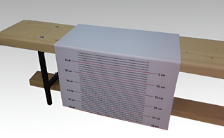 Линейка складная для измерения уровня гибкости на гимнастическую скамейку - fgospostavki.ru - Дмитров