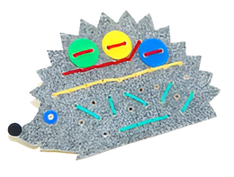 Игра-шнуровка для слабовидящих детей "Ежик" - fgospostavki.ru - Дмитров