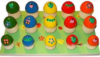 Развивающая игрушка для детей с нарушением слуха "Грибная полянка" - fgospostavki.ru - Дмитров