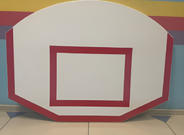 Щит стритбольный тренировочный (влагостойкая фанера), размер 1200х900 миллиметров - fgospostavki.ru - Дмитров