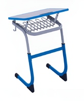 Парта одноместная регулируемая по высоте (наклонная столешница) с антивандальной кромкой - fgospostavki.ru - Дмитров