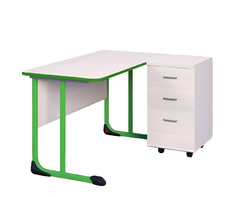 Стол учителя с тумбой с антивандальной кромкой - fgospostavki.ru - Дмитров