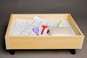 Игровой набор для экспериментов с песком "Песочница" (бук) - fgospostavki.ru - Дмитров