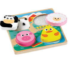 Тактильные пазлы "Ферма" - fgospostavki.ru - Дмитров