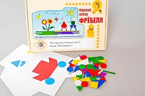 Игровой набор Фребеля "Конструктор плоскостной-1" (Серия "Эксперимент") - fgospostavki.ru - Дмитров