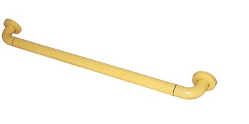 Поручень прямой с антибактериальным покрытием (желтый) - fgospostavki.ru - Дмитров