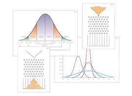 Модель-аппликация "Нормальное распределение (Распределение Гаусса)" (ламинированная) - fgospostavki.ru - Дмитров