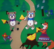 Пособие для слабовидящих детей - Театр-сказка "Два жадных медвежонка" - fgospostavki.ru - Дмитров