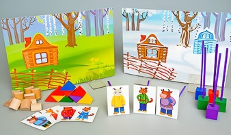 Игровой набор Фребеля "Заюшкина избушка" (серия "Сказочный мир". Выпуск 1) - fgospostavki.ru - Дмитров