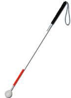 Трость телескопическая графитовая с вращающимся наконечником в виде шара - fgospostavki.ru - Дмитров