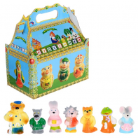 Набор резиновых игрушек "Теремок" - fgospostavki.ru - Дмитров