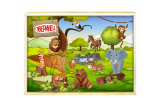 Интерактивная светозвуковая панель «Зверинец» - fgospostavki.ru - Дмитров