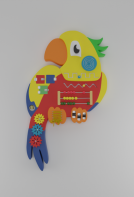 Бизиборд «Разноцветный попугай» - fgospostavki.ru - Дмитров