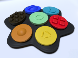 Полностью тактильный коммуникатор 7-кнопочный многоуровневый - fgospostavki.ru - Дмитров