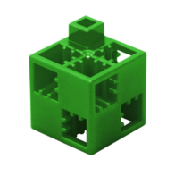 Кубик-основание зеленый 20х20 Artec - fgospostavki.ru - Дмитров