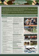 Стенд "Военно-прикладные виды спорта" - fgospostavki.ru - Дмитров