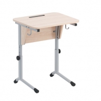 Стол ученический с наклоном столешницы (0-24°) на плоскоовальной трубе - fgospostavki.ru - Дмитров