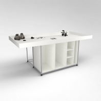 Стол для конструирования и робототехники с полками и местами хранения  - fgospostavki.ru - Дмитров