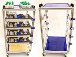 Мобильная стойка для хранения наборов ГИА по химии - fgospostavki.ru - Дмитров