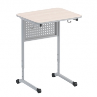 Стол ученический одноместный с перфорированной панелью - fgospostavki.ru - Дмитров