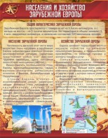Стенд "Населения и хозяйство Зарубежной Европы" - fgospostavki.ru - Дмитров