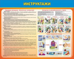 Стенд "Инструктажи" - fgospostavki.ru - Дмитров