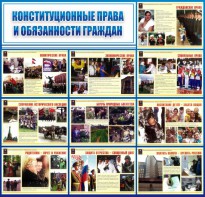 Стенд "Конституционные права и обязанности граждан" - fgospostavki.ru - Дмитров