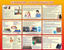 Стенд "Терроризм - угроза обществу" - fgospostavki.ru - Дмитров