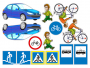Магнитно-маркерная доска "Дорожные правила пешехода" с комплектом тематических магнитов - fgospostavki.ru - Дмитров